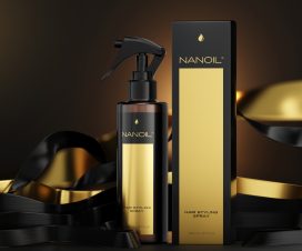 Nanoil hair styling spray